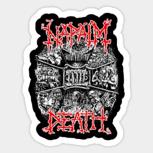 NAPALM DEAD MERCH VTG Sticker